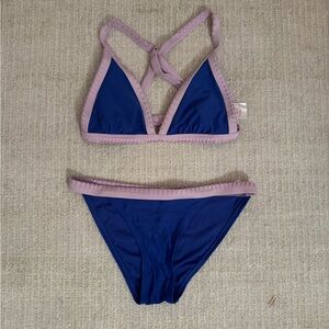 Blue and Purple Xhilaration Bikini Set